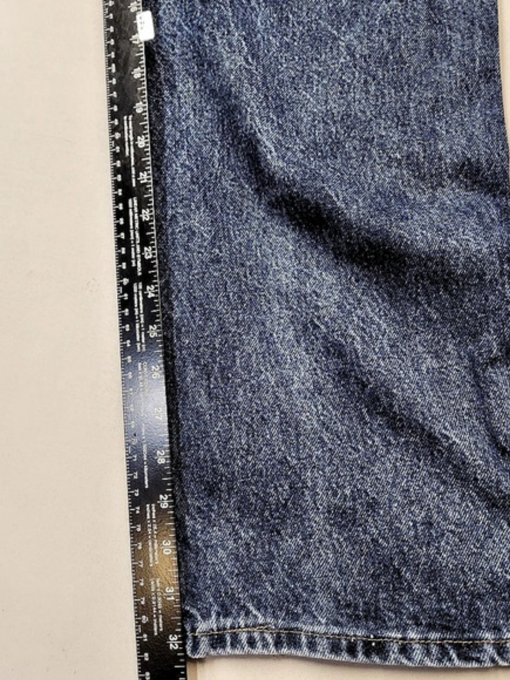 Vtg Faded Glory Jeans Mens 42x32 Made In USA 90s Acid Wash Relaxed Denim Grunge - Picture 10 of 10